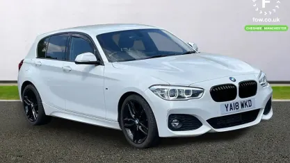 Used BMW 118 M Sport 150 HP (110 kW) 2018 White Hatchback