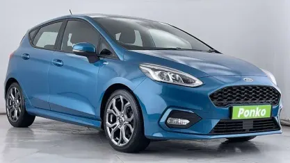 Used Ford Fiesta ST-Line 125 HP (91 kW) 2019 Blue Hatchback