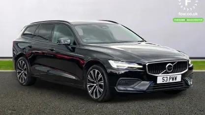 Used Volvo V60 Core 163 HP (119 kW) 2022 Black Estate
