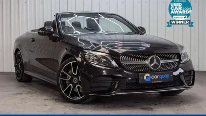 Used Mercedes C300 AMG Line Premium 245 HP (180 kW) 2019 Black Cabriolet