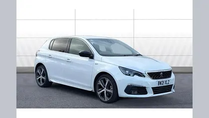 Used Peugeot 308 Premium 131 HP (96 kW) 2021 White Hatchback