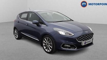 Begagnad Ford Fiesta Vignale 125 HK (91 kW) 2021 Blå Halvkombi