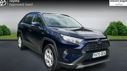 Used Toyota RAV4 Hybrid 218 HP (160 kW) 2020 Blue SUV