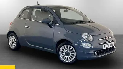 Grey Used 2019 Fiat 500 Lounge Hatchback | £6,795 (Fair price)