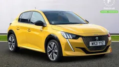 Yellow Used 2021 Peugeot e-208 Premium Hatchback | £12,399 (Fair price)