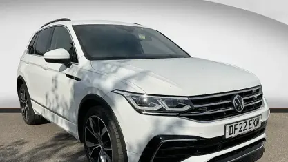 Used VW Tiguan R-line 150 HP (110 kW) 2022 White SUV