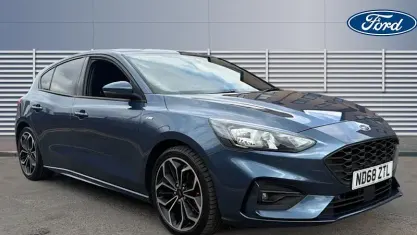 Used Ford Focus ST-Line X 125 HP (91 kW) 2019 Blue Hatchback