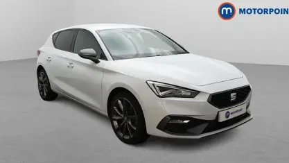 Used Seat Leon FR Sport 204 HP (150 kW) 2021 White Hatchback