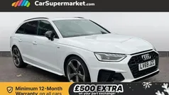 White Used 2019 Audi A4 Black Edition Estate | £20,997 (Fair price)