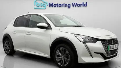 White Used 2020 Peugeot e-208 Allure Hatchback | £9,700 (Fair price)