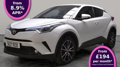 White Used 2017 Toyota C-HR SUV | £11,541 (Fair price)