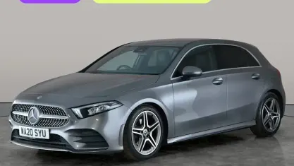Used Mercedes A200 AMG line 163 HP (119 kW) 2020 Grey Hatchback