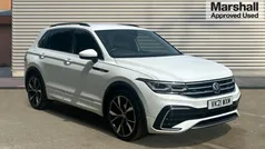 White Used 2021 VW Tiguan R-line SUV | £23,797 (Fair price)