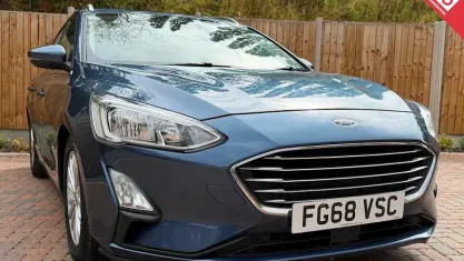 Used Ford Focus Titanium 120 HP (88 kW) 2018 Blue Estate