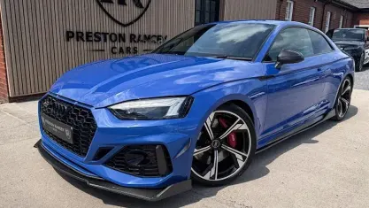 Used Audi RS5 Comfort 450 HP (330 kW) 2021 Blue Coupe