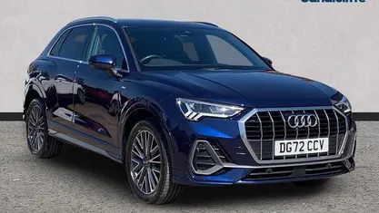 Begagnad Audi Q3 S-Line 150 HK (110 kW) 2023 Blå SUV