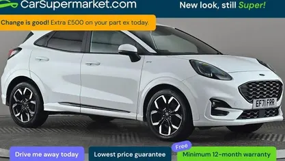 Used Ford Puma ST-Line X 125 HP (91 kW) 2022 White Hatchback