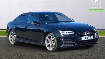 Usado Audi A4 Black Edition 150 HP (110 kW) 2018 Preto Sedan
