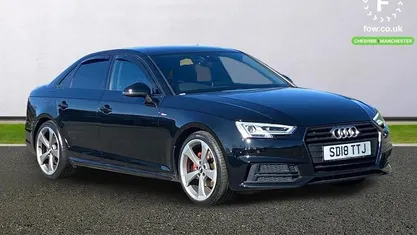 Usado Audi A4 Black Edition 150 HP (110 kW) 2018 Preto Sedan