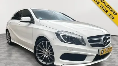 Używany Mercedes A180 AMG 109 KM (80 kW) 2015 Biały Hatchback