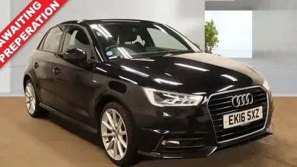 Used Audi A1 Sportback S-Line 125 HP (91 kW) 2016 Black Hatchback