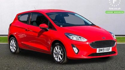 Używany Ford Fiesta Zetec 86 KM (63 kW) 2019 Czerwony Hatchback