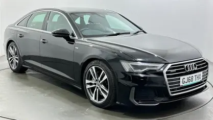 Used Audi A6 S-Line 286 HP (210 kW) 2018 Black Sedan