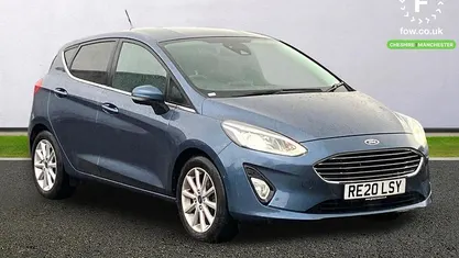 Used Ford Fiesta Titanium 95 HP (69 kW) 2020 Blue Hatchback