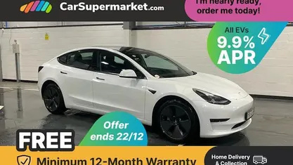 White Used 2022 Tesla Model 3 RWD Sedan | £20,497 (Fair price)
