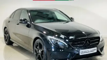 Używany Mercedes C250 AMG line 204 KM (150 kW) 2016 Czarny Sedan/Limuzyna