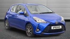 Blue Used 2018 Toyota Yaris Hatchback | £9,995 (Fair price)