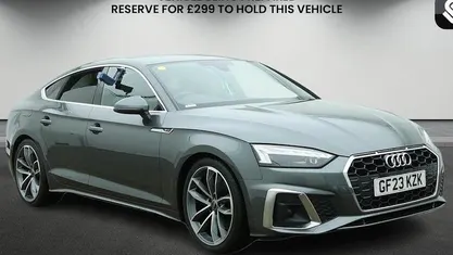 Used Audi A5 Sportback S-Line 163 HP (119 kW) 2023 Daytona grey Hatchback