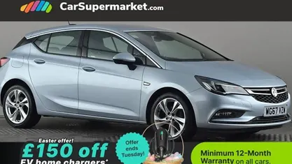Used Vauxhall Astra SRi 150 HP (110 kW) 2018 Silver Hatchback