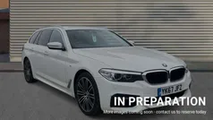 White Used 2018 BMW 520 M Sport Estate | £20,095 (Fair price)