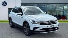 Pure white Used 2021 VW Tiguan Elegance SUV | £22,940 (Fair price)