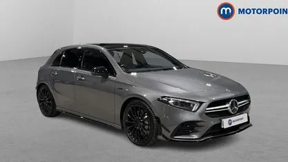 Grey Used 2022 Mercedes A35 AMG Premium Plus Hatchback | £29,949 (Fair price)