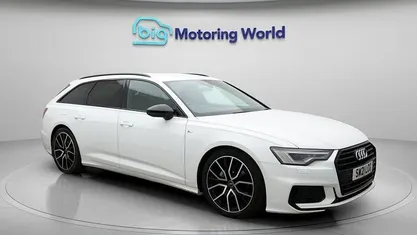 White Used 2021 Audi A6 Black Edition Estate | £22,902 (Fair price)