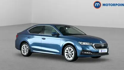 Used Skoda Octavia SE L First Edition 150 HP (110 kW) 2021 Blue Hatchback