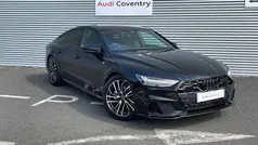 Mythos black metallic Used 2025 Audi A7 Black Edition Hatchback | £52,490