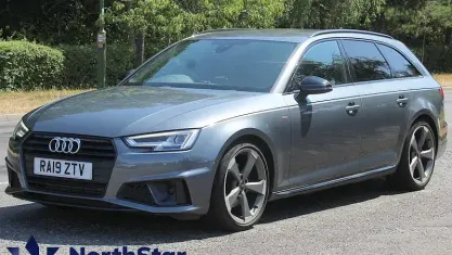 Used Audi A4 Black Edition 190 HP (139 kW) 2019 Grey Estate