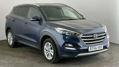 Used Hyundai Tucson SE 116 HP (85 kW) 2016 Blue SUV