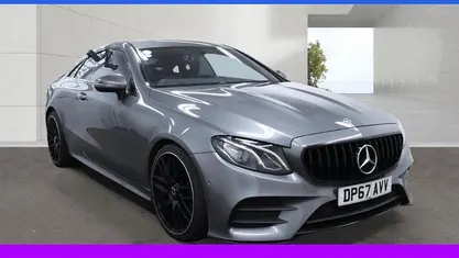 Used Mercedes E220 AMG line 194 HP (142 kW) 2018 Grey Coupe