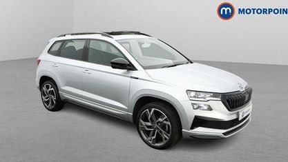 Używany Skoda Karoq SportLine 150 KM (110 kW) 2025 Srebrny SUV