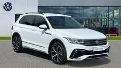 Pure white Used 2022 VW Tiguan R-line SUV | £28,894 (Fair price)