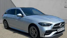 Silver Used 2024 Mercedes C300e AMG Line Premium Plus Estate | £41,034 (Fair price)