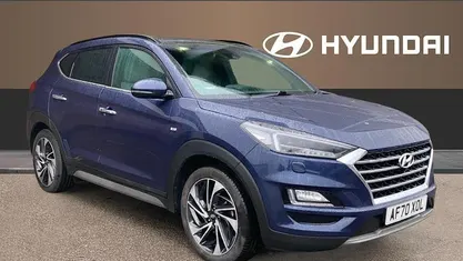 Blue Used 2020 Hyundai Tucson Premium SE SUV | £19,670 (Fair price)