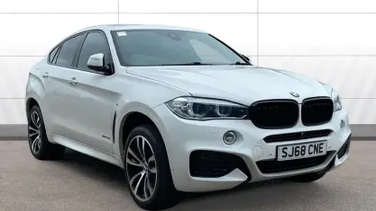Used BMW X6 M Sport 258 HP (189 kW) 2018 White SUV