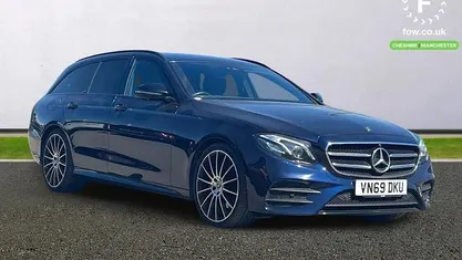Begagnad Mercedes E220 AMG line 194 HK (142 kW) 2019 Blå Kombi