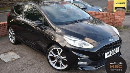 Begagnad Ford Fiesta ST-Line 95 HK (69 kW) 2021 Svart Halvkombi
