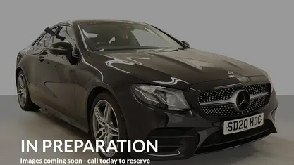 Used Mercedes E220 AMG Line Premium 194 HP (142 kW) 2020 Black Coupe
